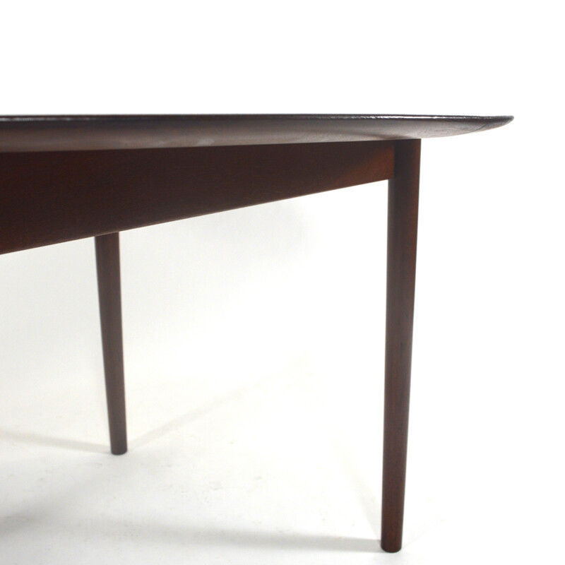 Vintage Danish extendable table in teak, Peter HVIDT - 1950s
