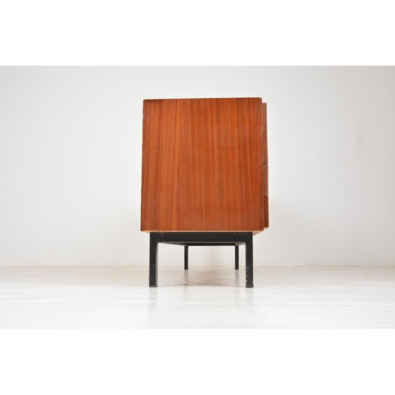 Vintage mahogany sideboard "Cansado," Charlotte Perriand 1956