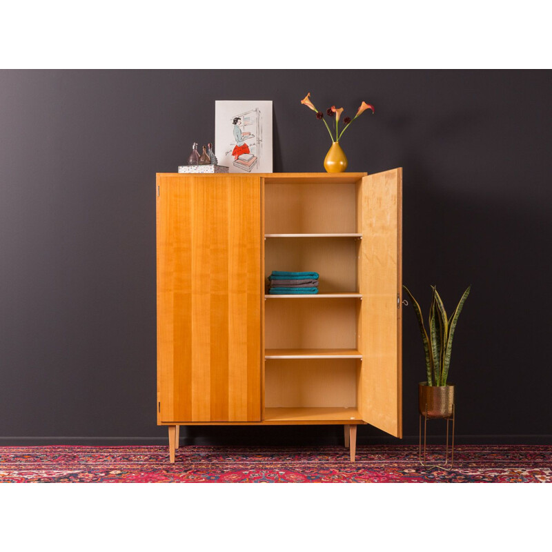 Vintage cabinet in cherry wood, 1950s