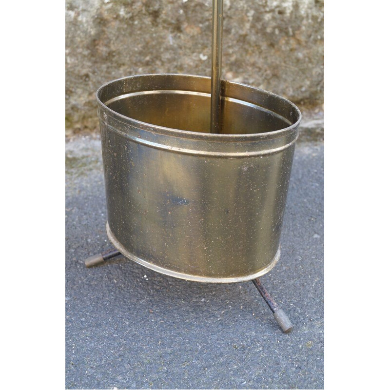 Mathieu Mategot's vintage metal umbrella stand 1950