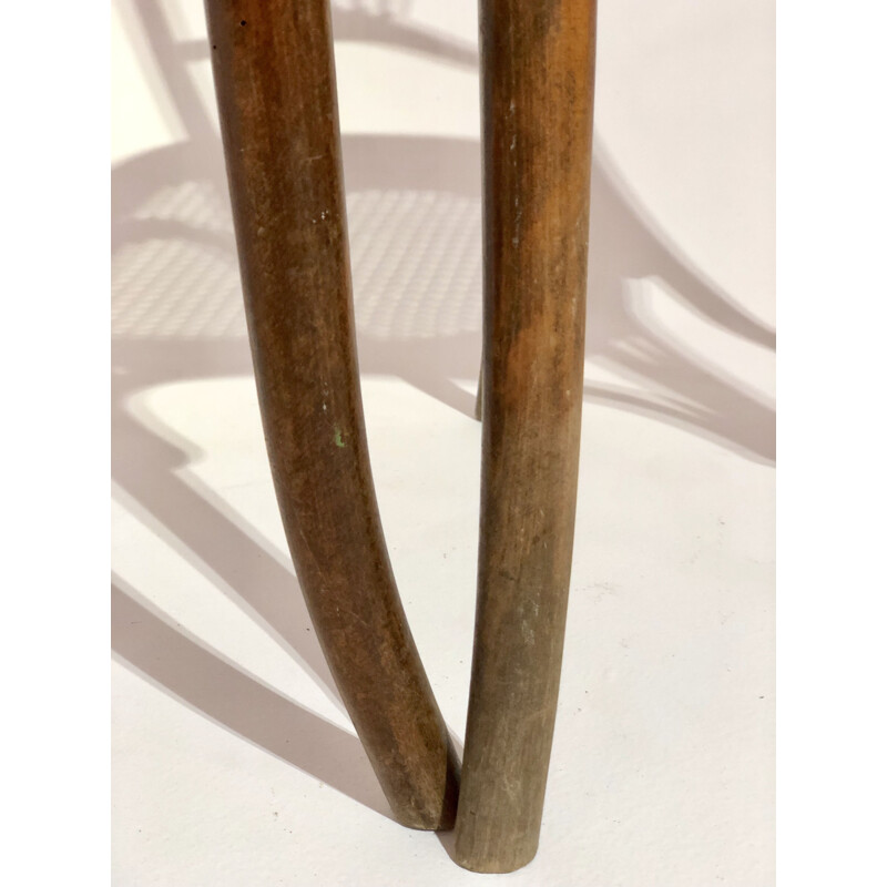 Paire de chaises vintage pour Japy en bois 1930