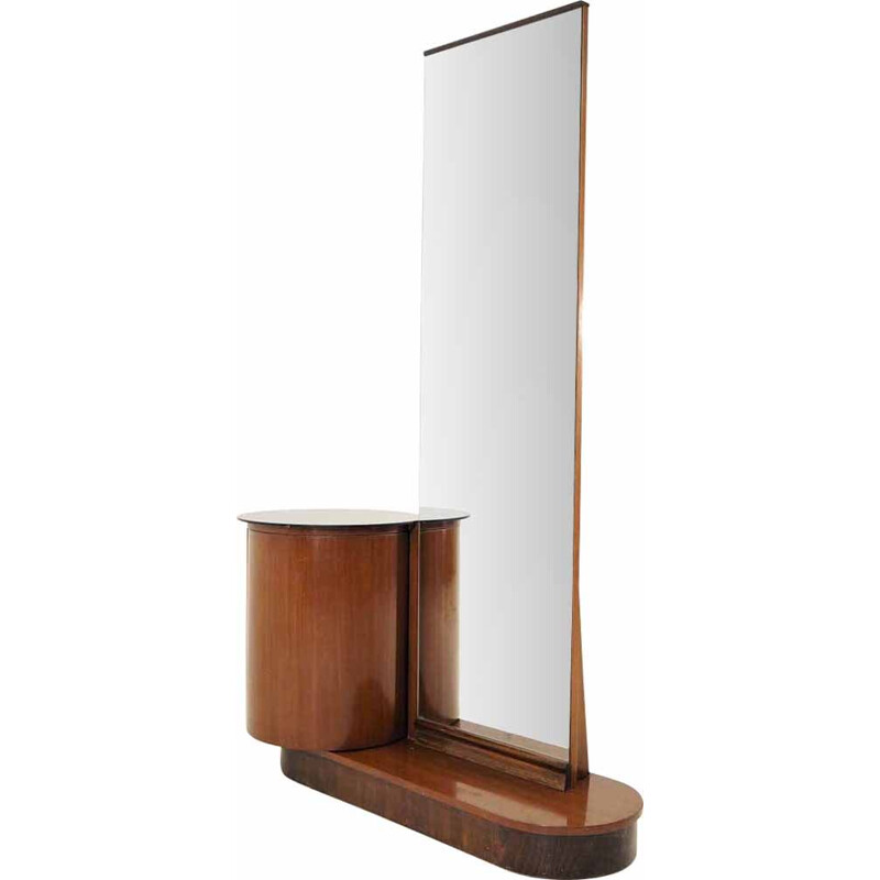 Vintage dressing table with mirror by Jindřich Halabala for UP Závody, 1930s