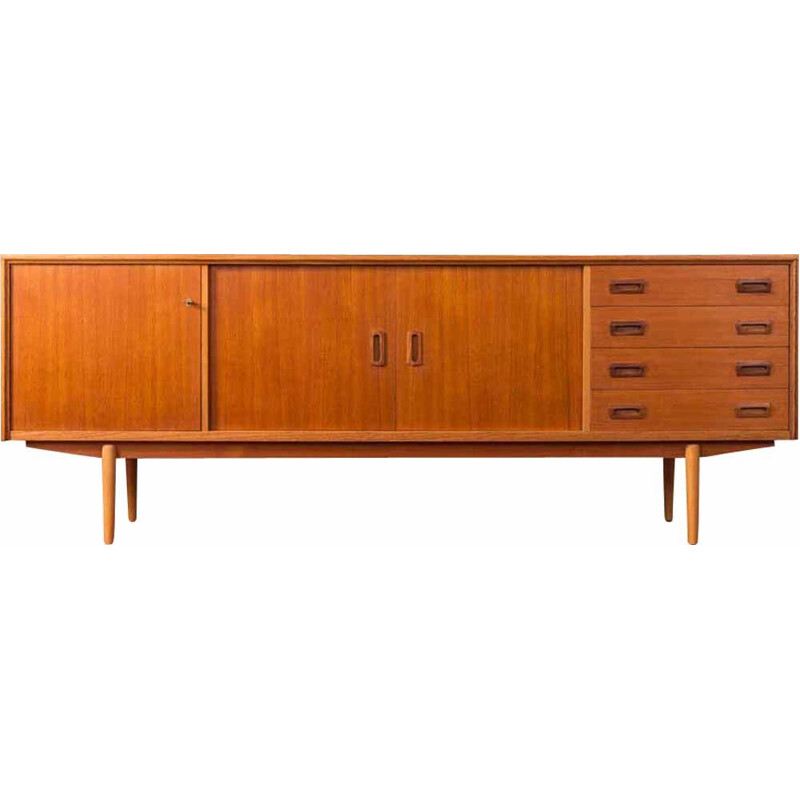 Sideboard in teak made in Germany, 1960s