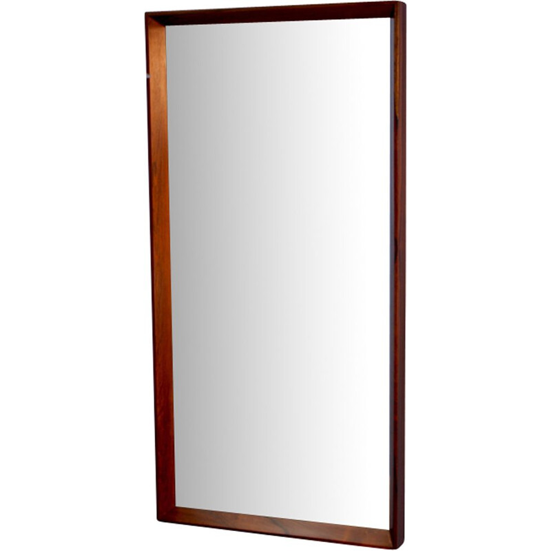 Vintage danish mirror in rosewood 1970s