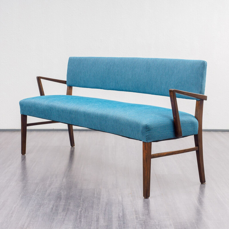 Vintage bench sofa, beech, 1960