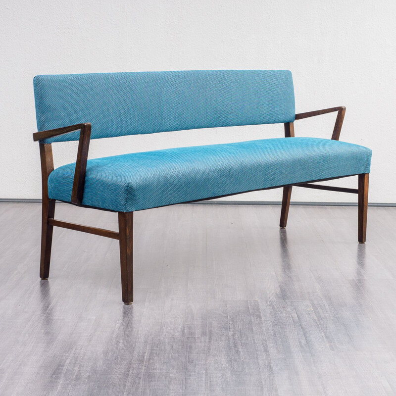 Vintage bench sofa, beech, 1960