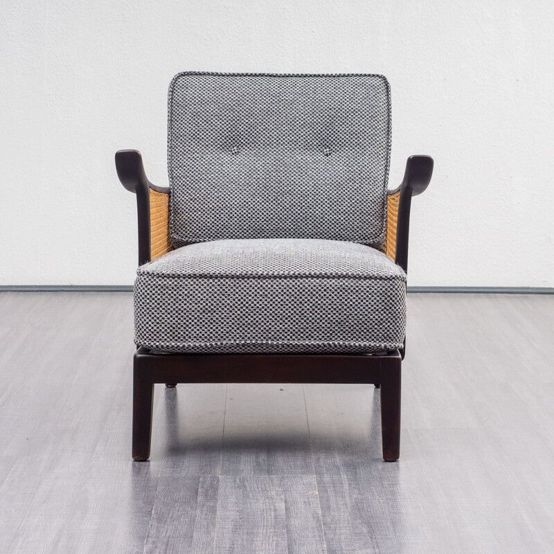 Vintage armchair with meshwork, 1950s 