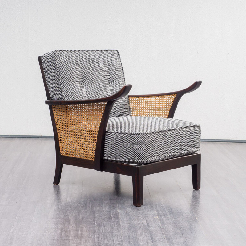 Vintage armchair with meshwork, 1950s 