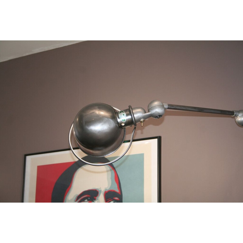 Vintage wall lamp by Jean Louis Domec for Jieldé Industrial, 1950s