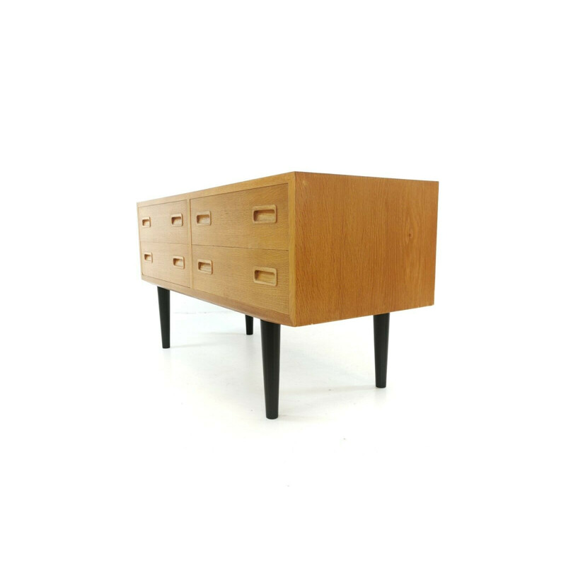 Vintage sideboard with drawers Low Boy by Hundevad, Denmark, 1960s