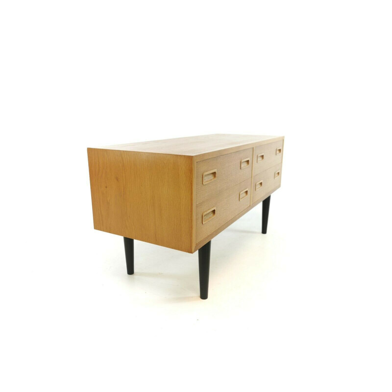 Vintage sideboard with drawers Low Boy by Hundevad, Denmark, 1960s
