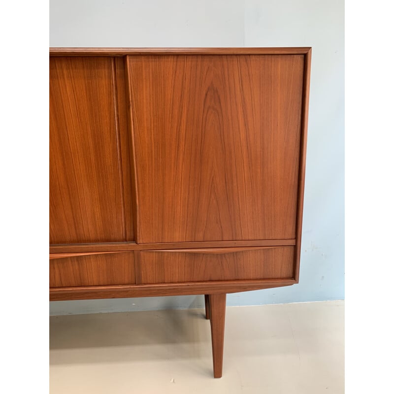 Vintage teak danish highboard by E.W.Bach, 1960