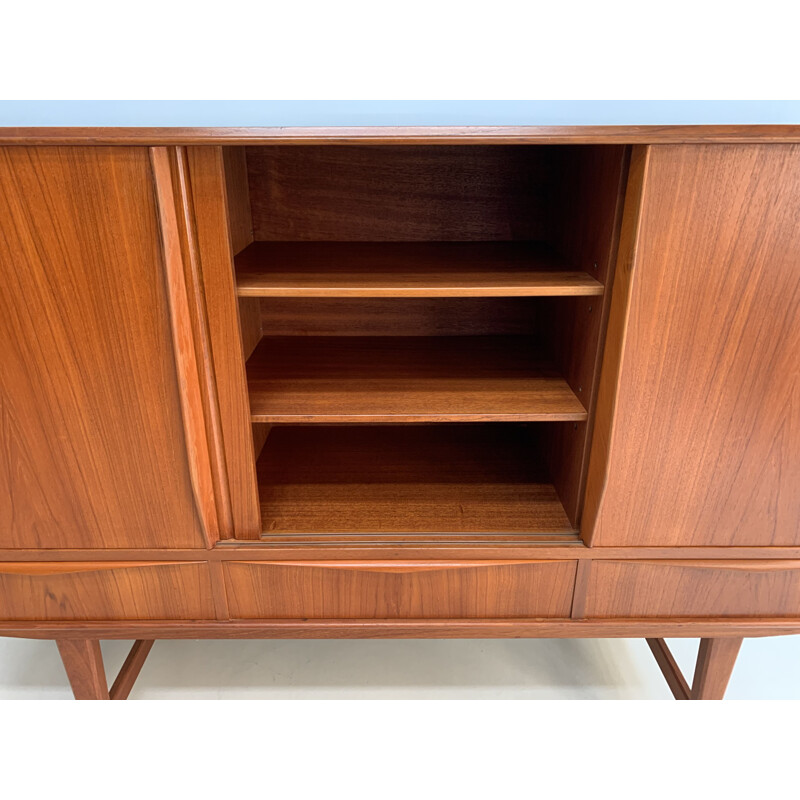 Vintage teak danish highboard by E.W.Bach, 1960