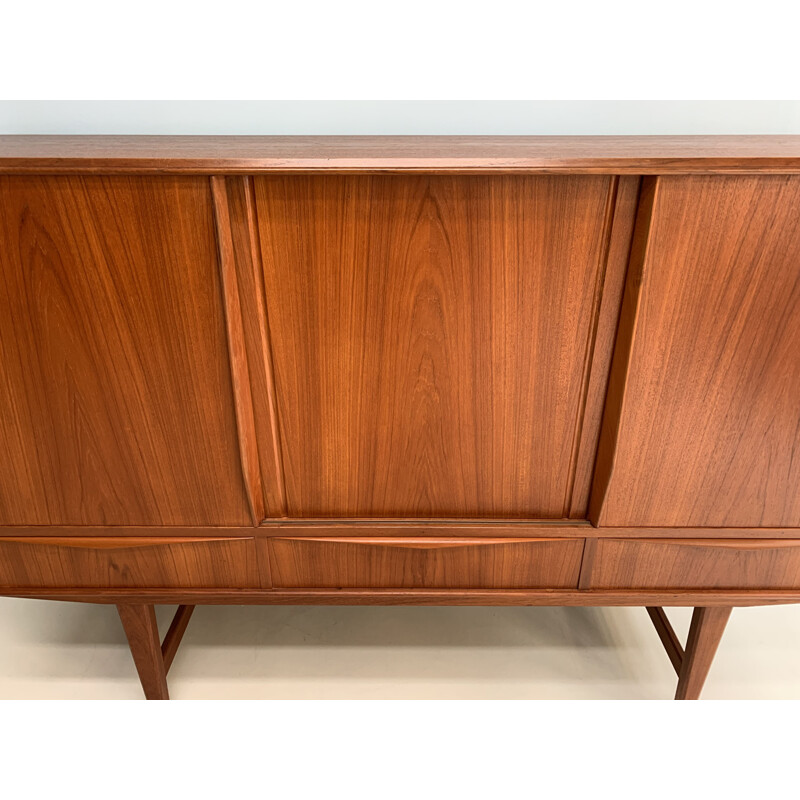 Vintage teak danish highboard by E.W.Bach, 1960