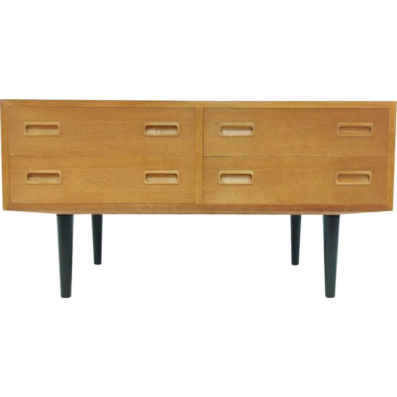 Vintage sideboard with drawers Low Boy by Hundevad, Denmark, 1960s