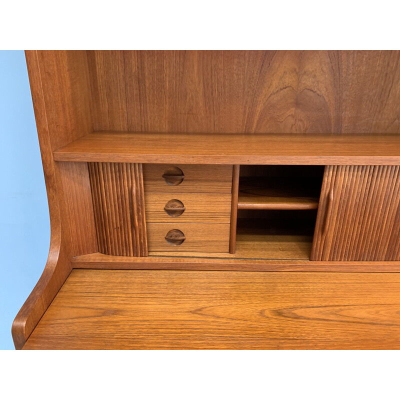 Vintage secretary in teak, Denmark, 1960