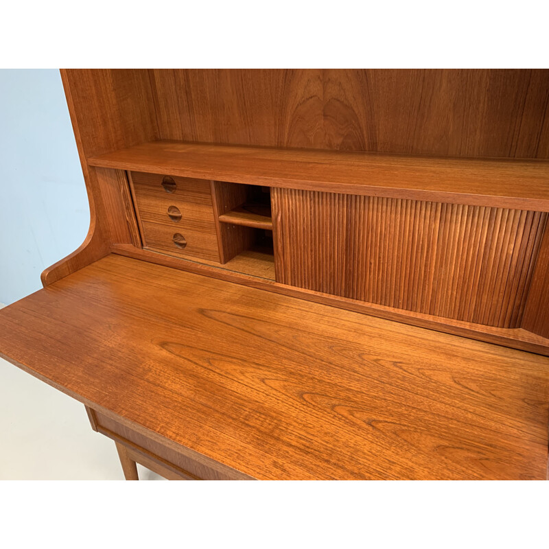 Vintage secretary in teak, Denmark, 1960