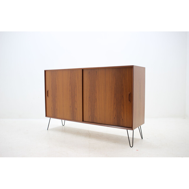 Vintage Danish Sideboard in Teack with Iron legs, 1960s 