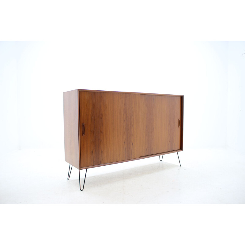 Vintage Danish Sideboard in Teack with Iron legs, 1960s 