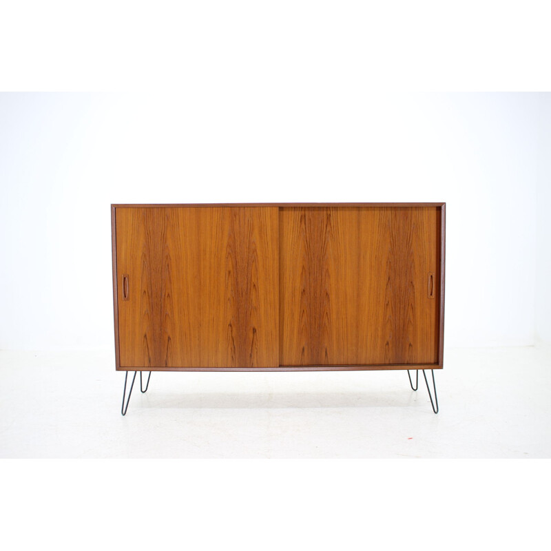 Vintage Danish Sideboard in Teack with Iron legs, 1960s 