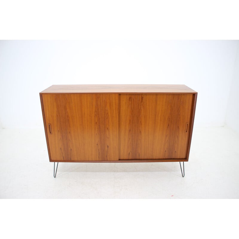 Vintage Danish Sideboard in Teack with Iron legs, 1960s 