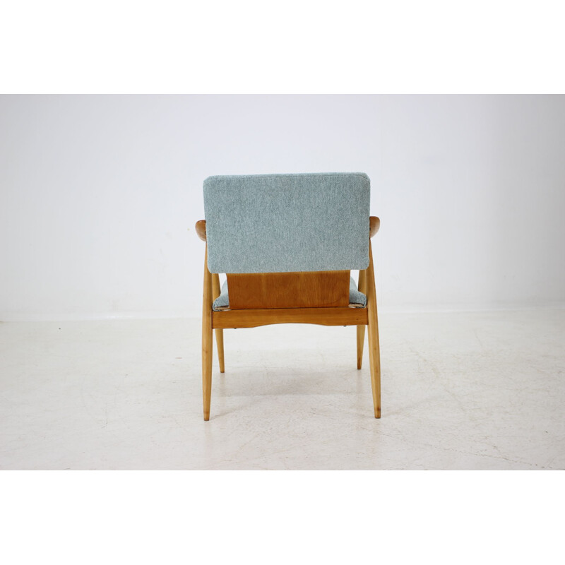 Vintage Armchair in beechwood, Czechoslovakia, 1960s