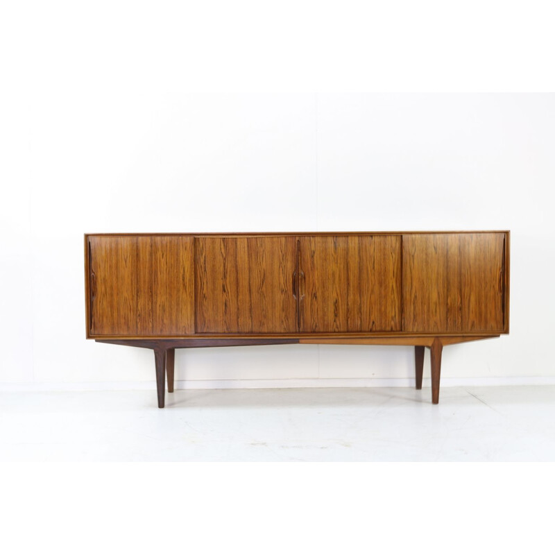 Vintage rosewood sideboard by O Frandsen for Knud Nielsen