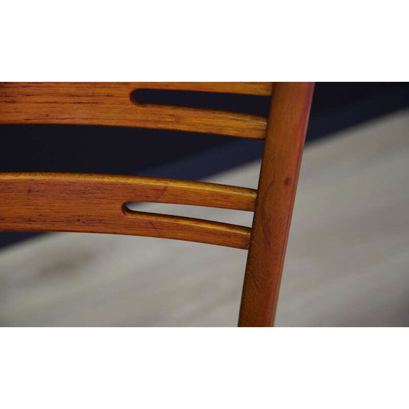 Set of 6 vintage chairs teak Danish retro