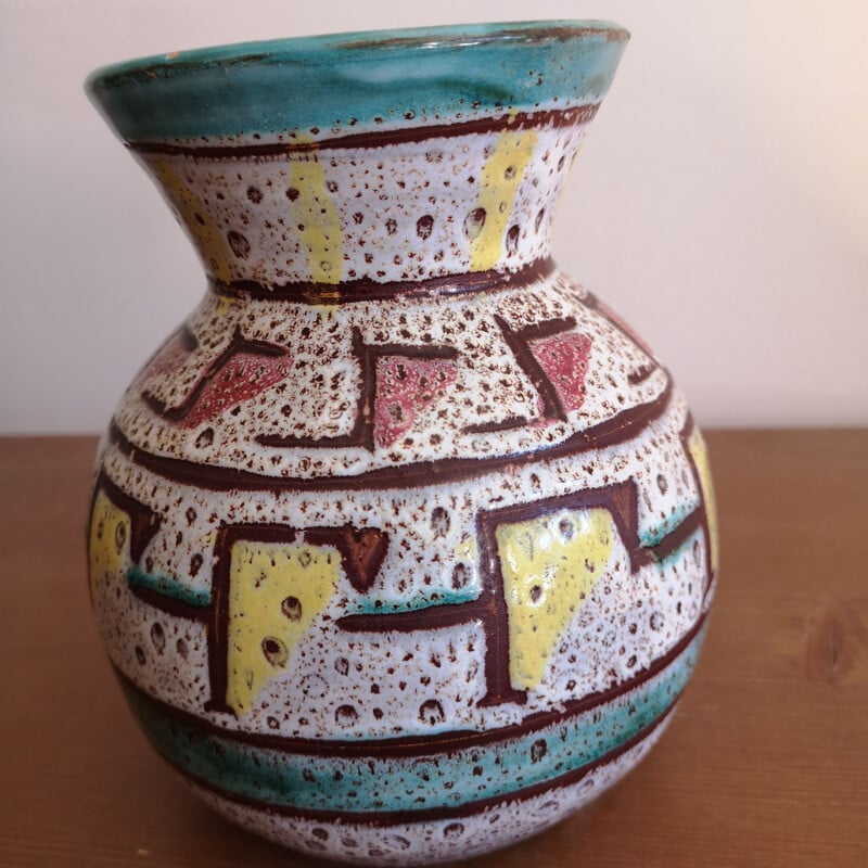 Vase vintage, Vallauris, 1960