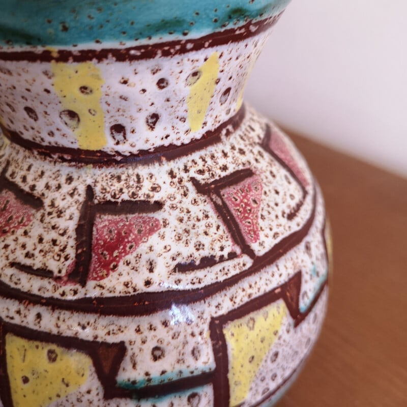 Vase vintage, Vallauris, 1960
