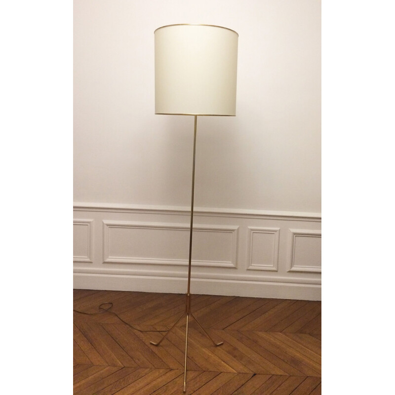 Lampadaire trépied vintage minimaliste, 1960-1970