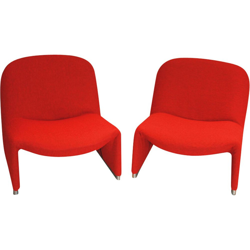 Pair of vintage chair Alky by G.Piretti,1969