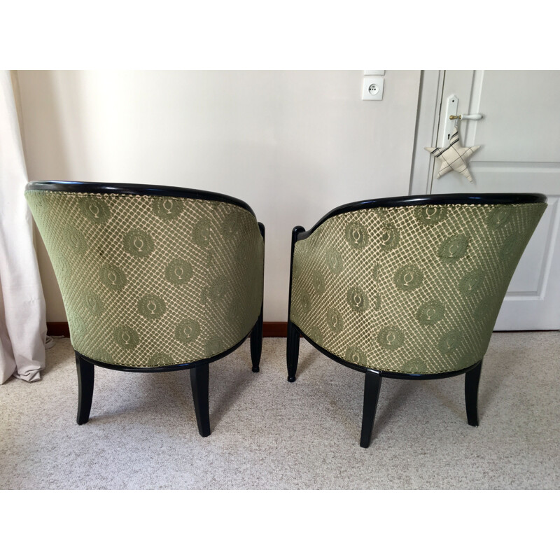 Pair of Velvet Toad chairs