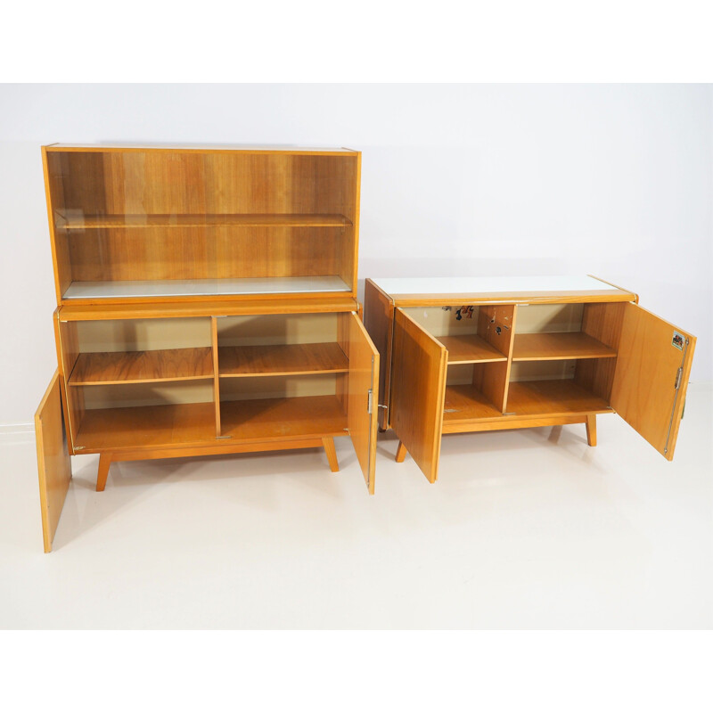 Set of 2 vintage sideboards from Jitona, Czech, 1960s