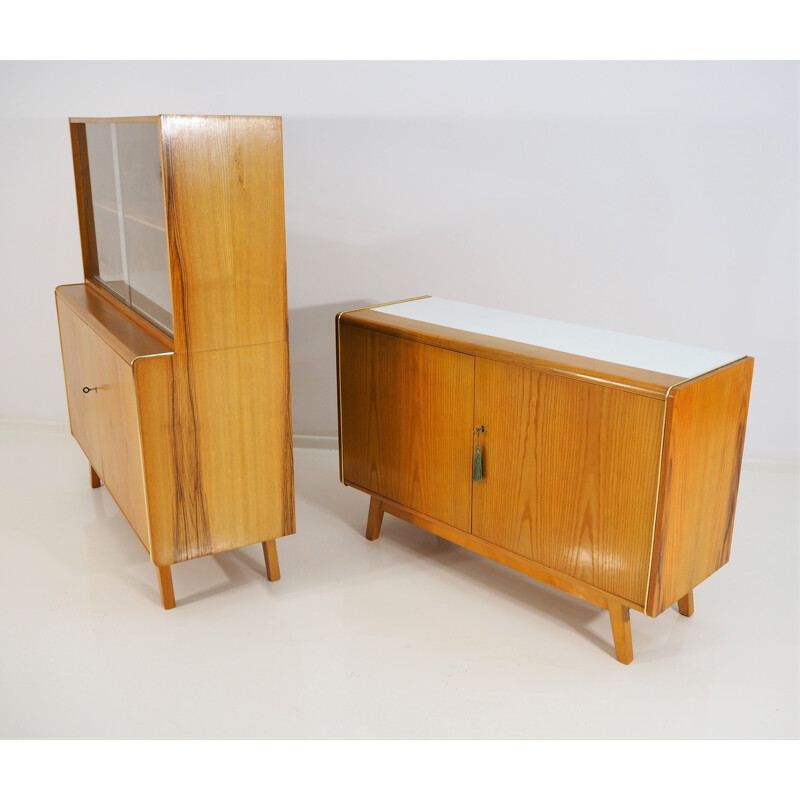 Set of 2 vintage sideboards from Jitona, Czech, 1960s