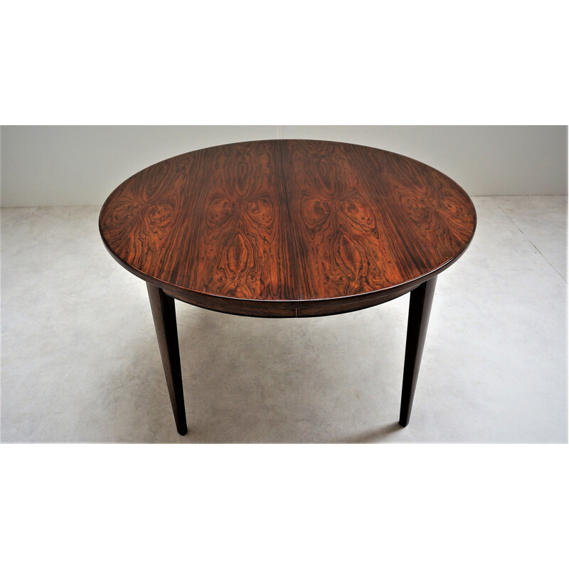 Vintage rosewood table, Omann Jun, Denmark, 1960