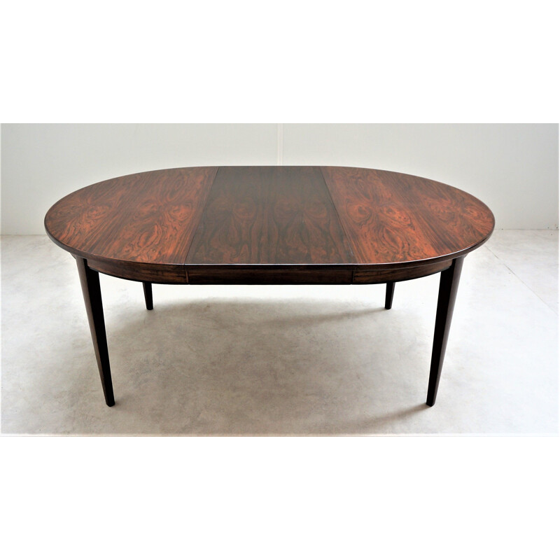 Vintage rosewood table, Omann Jun, Denmark, 1960