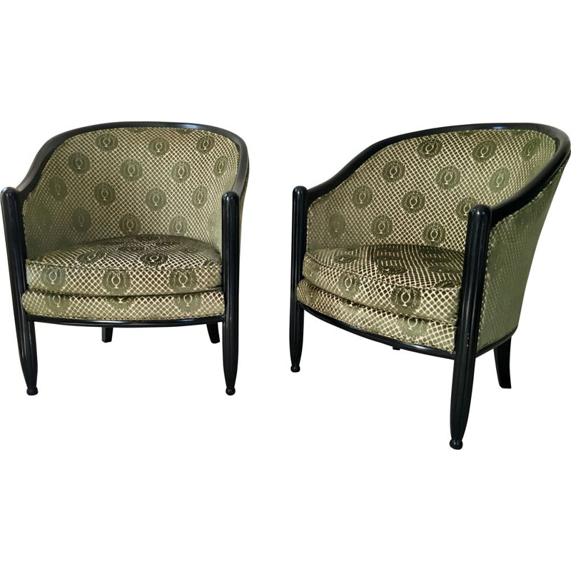 Pair of Velvet Toad chairs