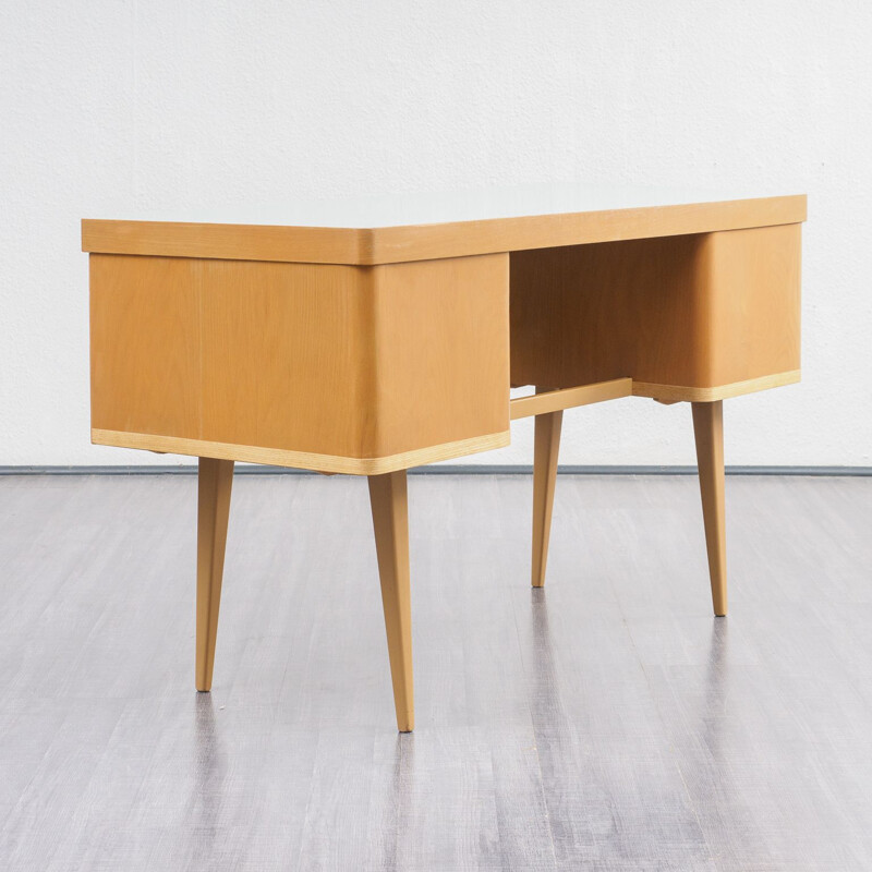 Vintage desk in wood and formica by Ekawerk