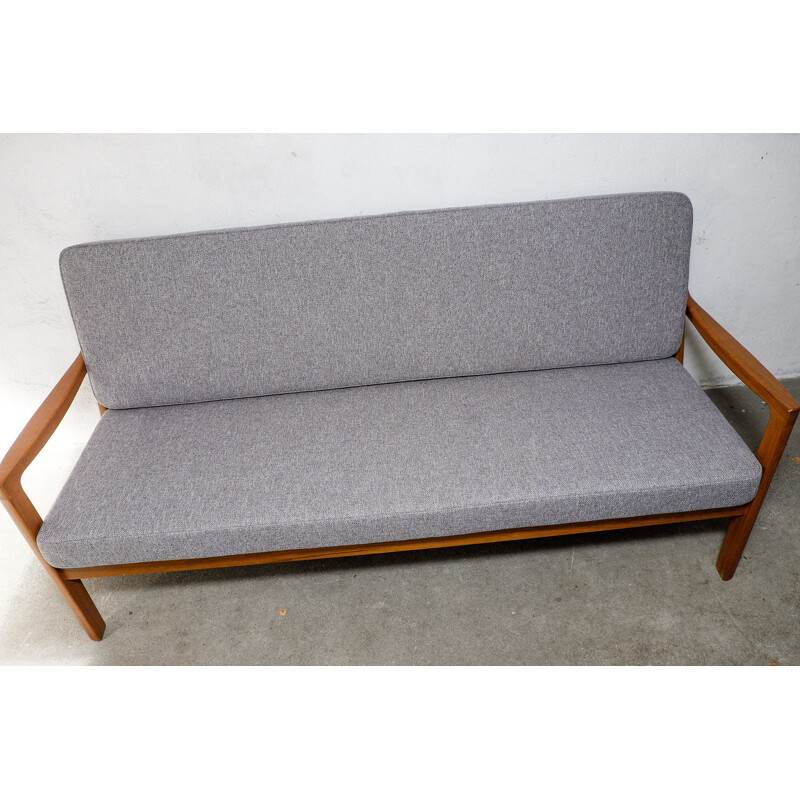 Senator teak sofa by Ole Wanscher for P. Jeppesen