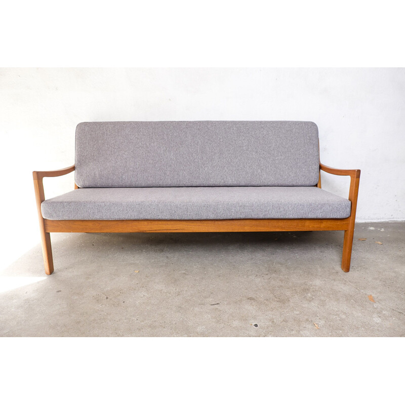 Senator teak sofa by Ole Wanscher for P. Jeppesen