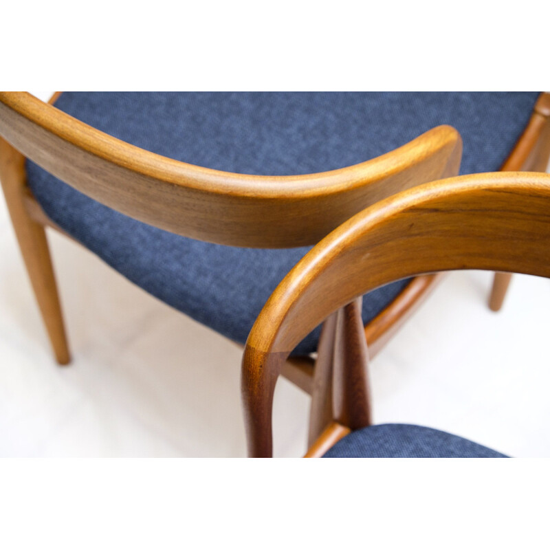 Pair of vintage teak chairs by Johannes Andersen for Uldum
