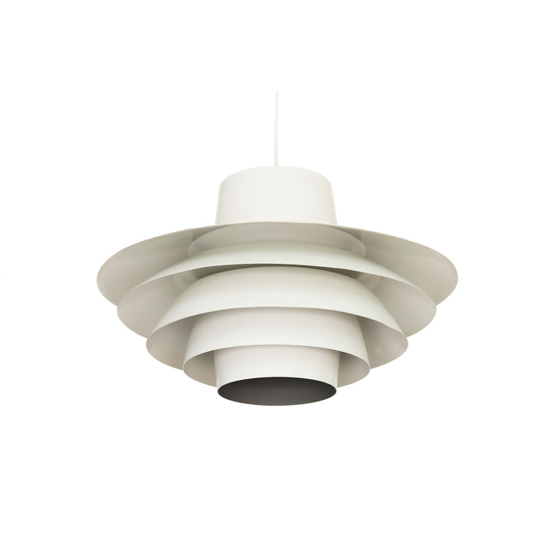 Verona white pendant light by Sven Middelboe for Nordisk Solar