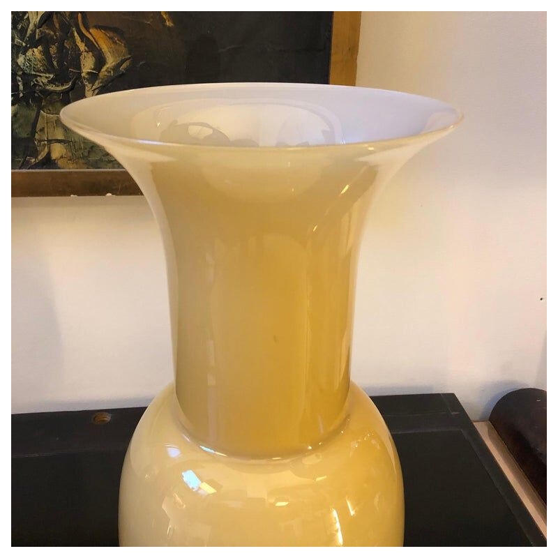 Vintage vase in Murano glass by Aureliano Toso