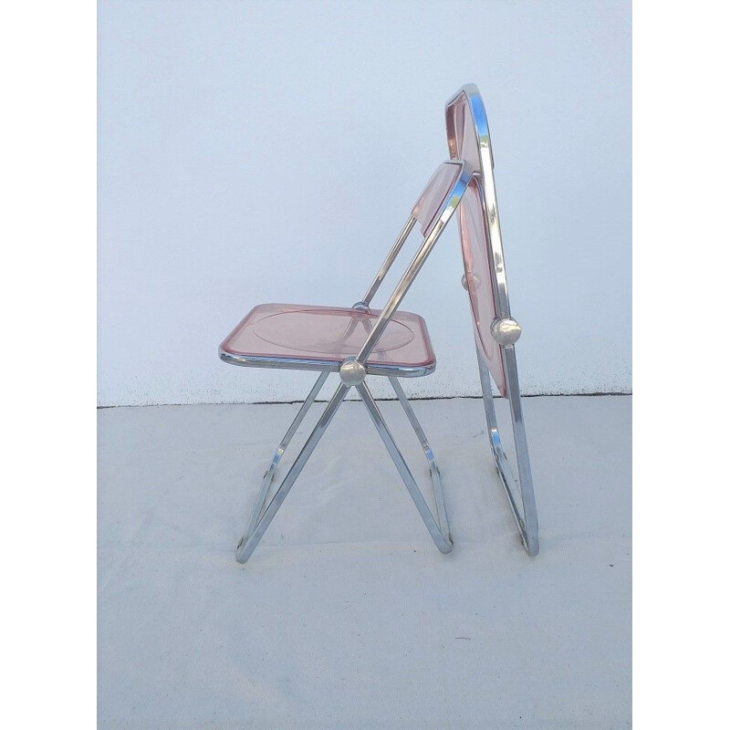 Paire de chaises Plia vintage par Giancarlo Piretti