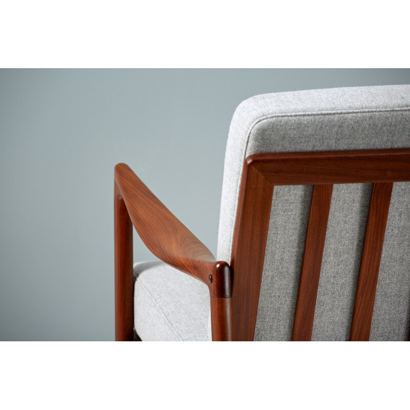 Vintage pair of "Candidate" chairs by Ib Kofod-Larsen in teak, 1960s