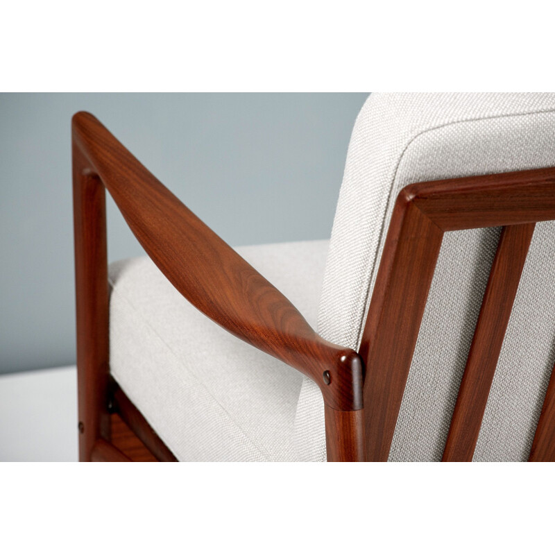 Vintage pair of "Candidate" chairs by Ib Kofod-Larsen in teak, 1960s