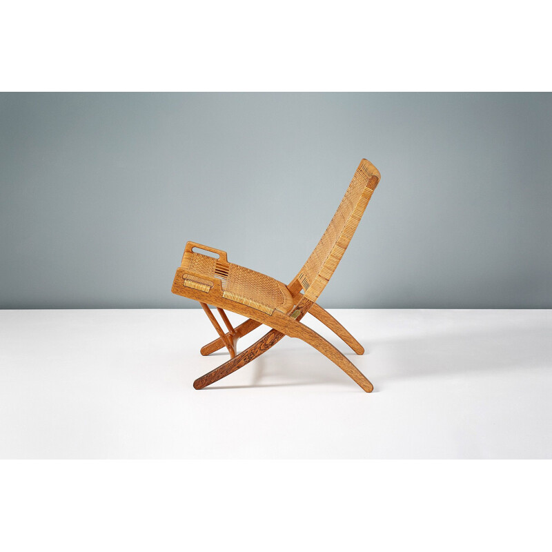 Chaise vintage pliante en chêne "JH-512" par Hans Wegner, 1949