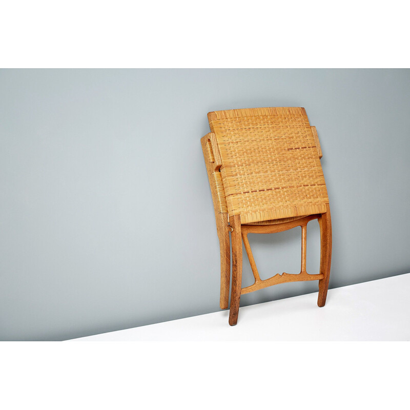 Vintage "JH-512" oak folding chair by Hans Wegner, 1949