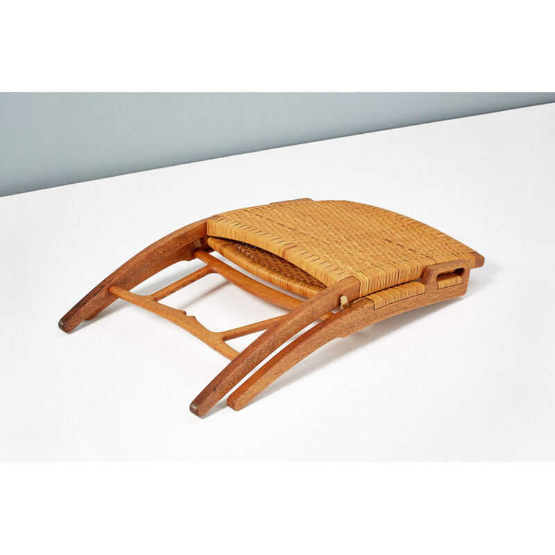 Vintage "JH-512" oak folding chair by Hans Wegner, 1949